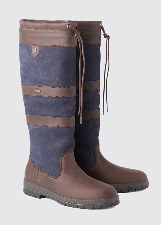 Dubarry Galway ExtraFit™ Women's Galway Boots Navy / Brown | BVDUP6280